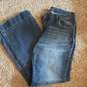Wrangler Dark Blue Flare Jeans 9x34